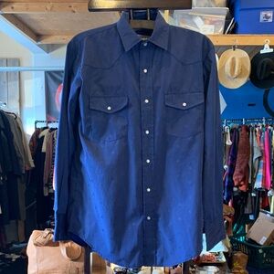 Roper Men's Navy Button Down Shirt